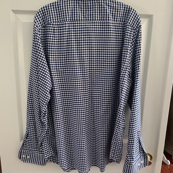 NAUTICA Stretch Button-Down Gingham Large - Picture 4 of 5